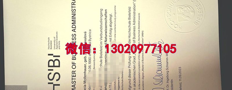 比勒费尔德大学毕业证